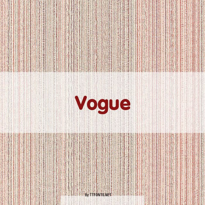Vogue example