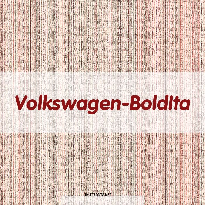 Volkswagen-BoldIta example