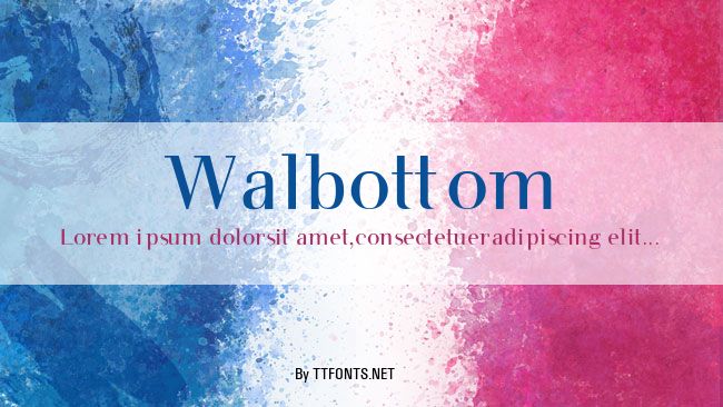 Walbottom example