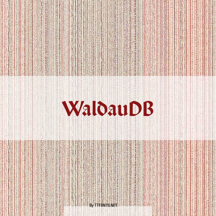 WaldauDB example