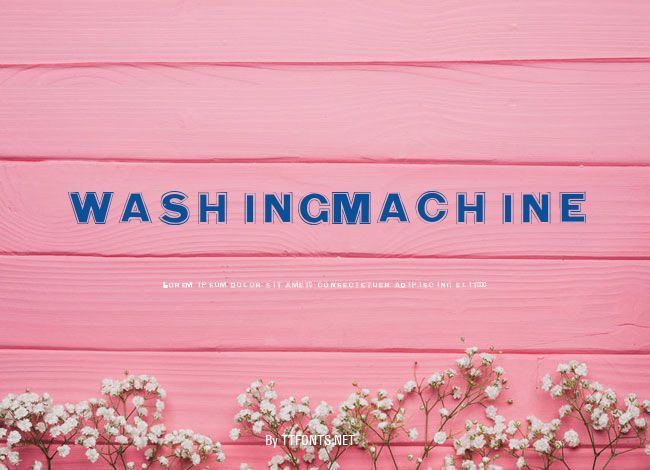 WashingMachine example