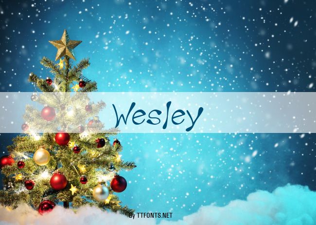 Wesley example