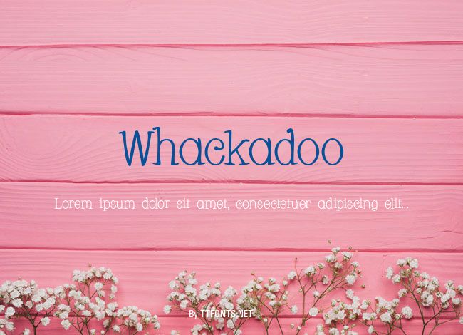 Whackadoo example