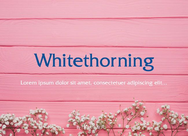 Whitethorning example