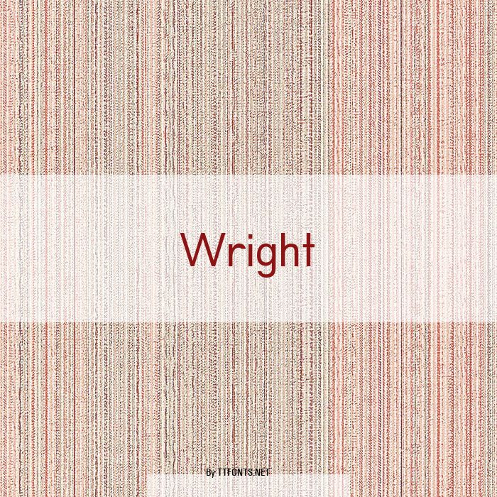 Wright example