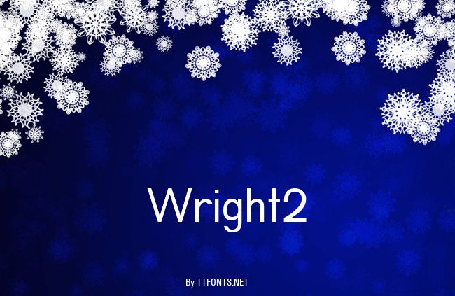 Wright2 example