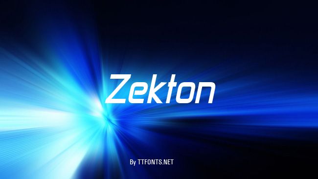 Zekton example