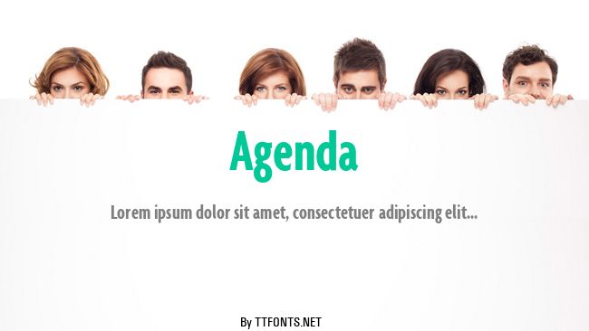 Agenda example