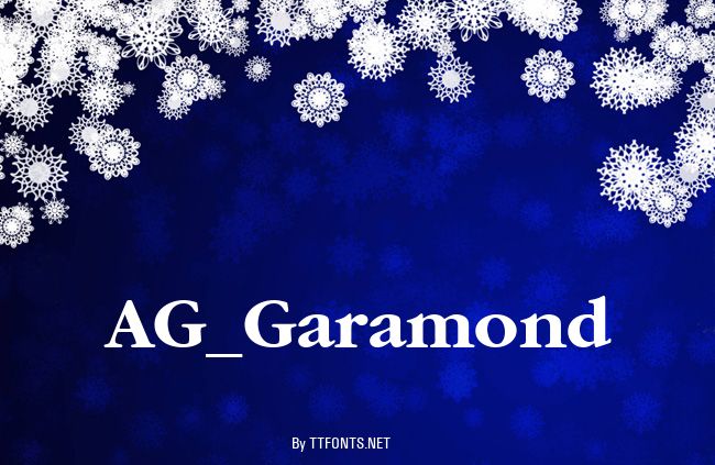 AG_Garamond example