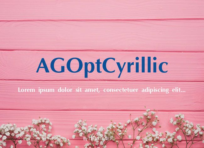 AGOptCyrillic example
