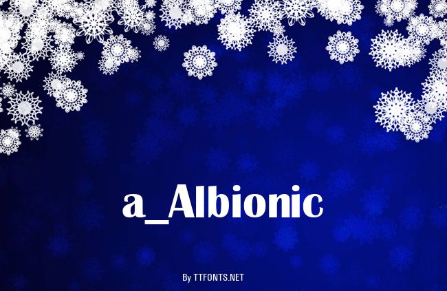 a_Albionic example