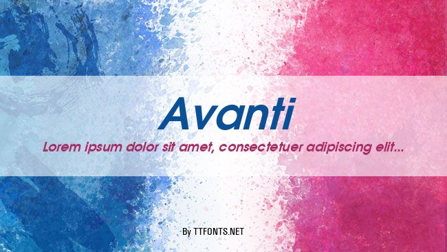 Avanti example