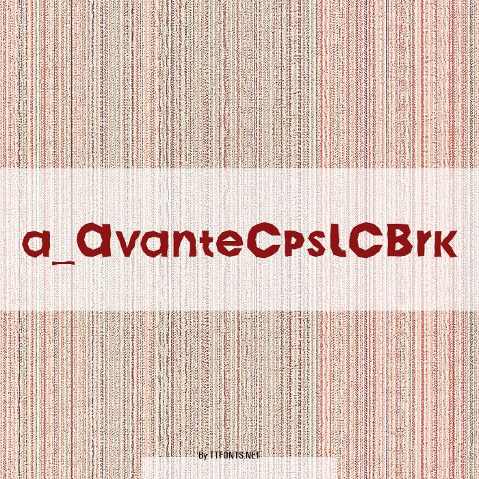 a_AvanteCpsLCBrk example