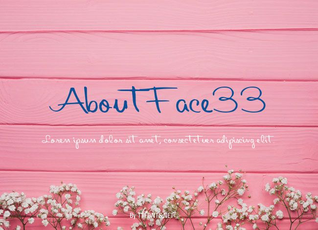 AboutFace33 example