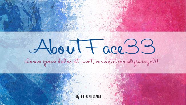 AboutFace33 example