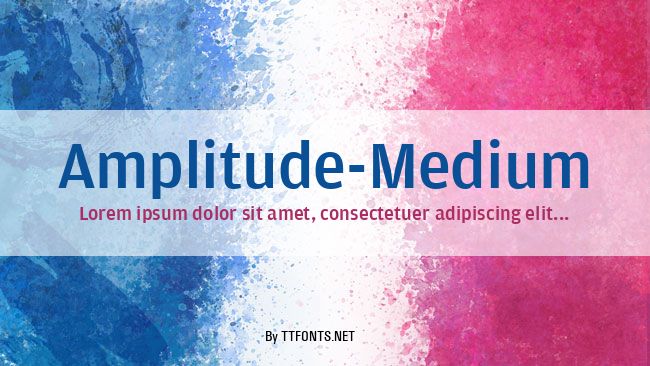 Amplitude-Medium example