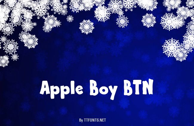 Apple Boy BTN example