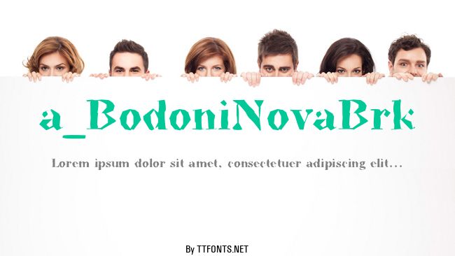 a_BodoniNovaBrk example