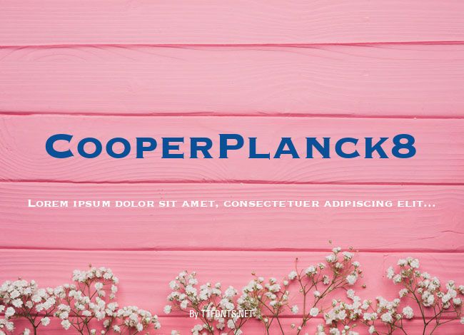 CooperPlanck8 example