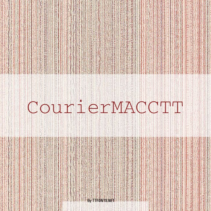 CourierMACCTT example