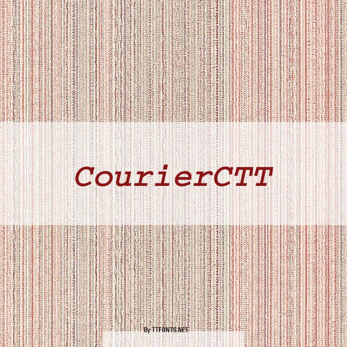 CourierCTT example