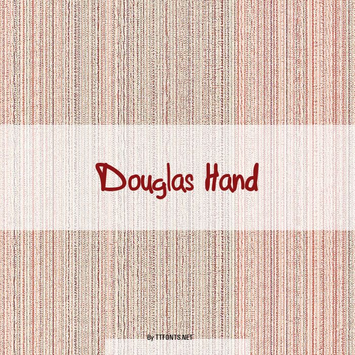 Douglas Hand example