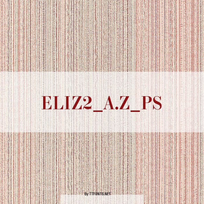 ELIZ2_A.Z_PS example