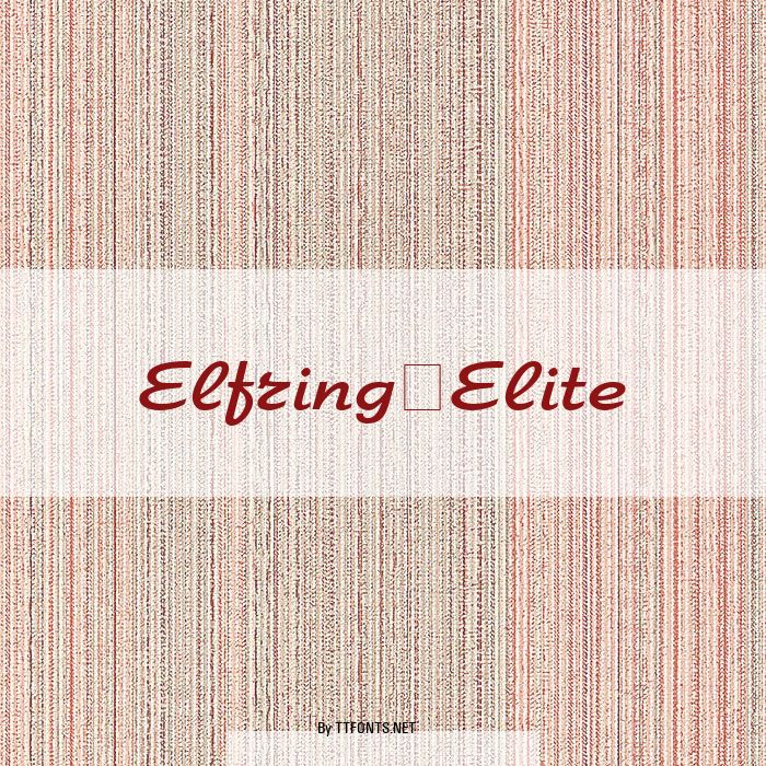 Elfring-Elite example