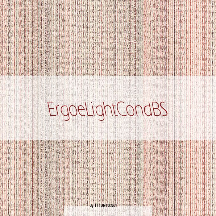 ErgoeLightCondBS example