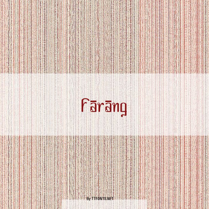 Farang example