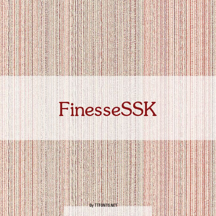 FinesseSSK example