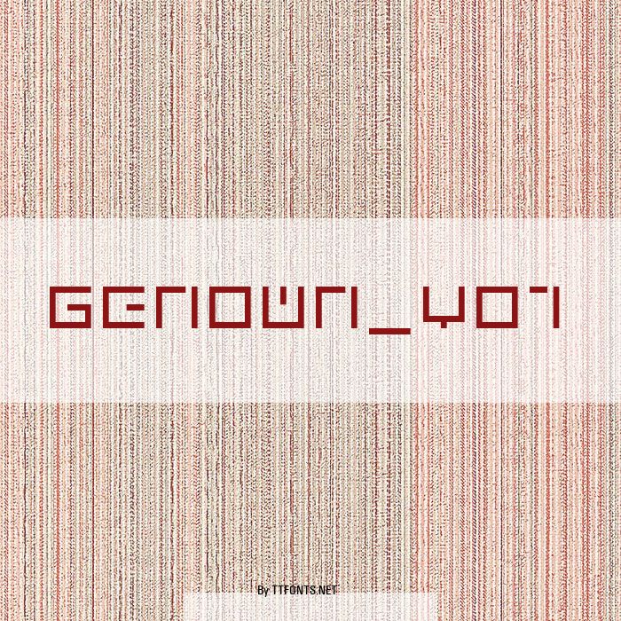genown_v01 example