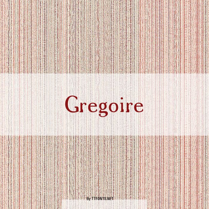 Gregoire example