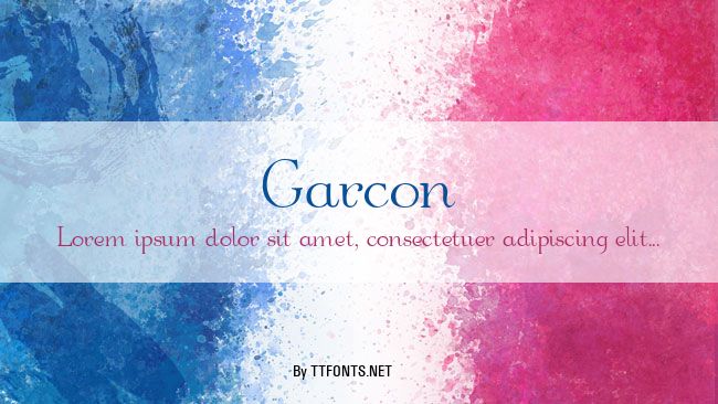 Garcon example
