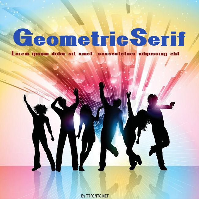 GeometricSerif example