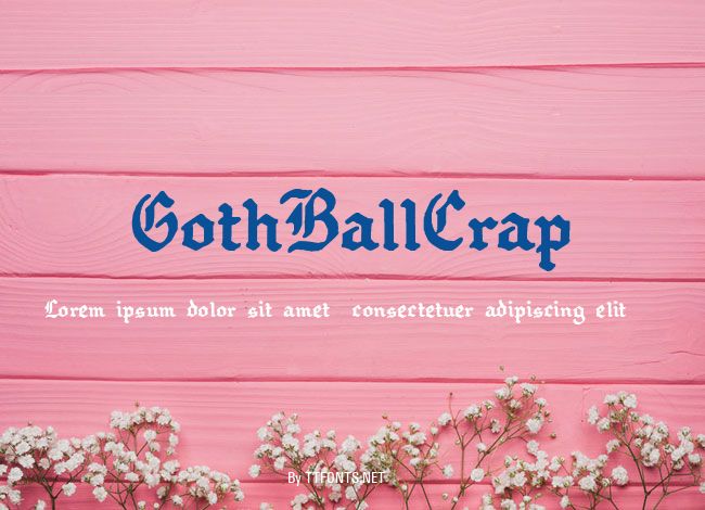 GothBallCrap example
