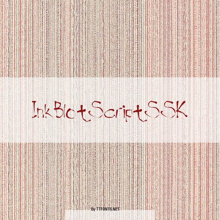 InkBlotScriptSSK example