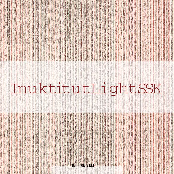 InuktitutLightSSK example