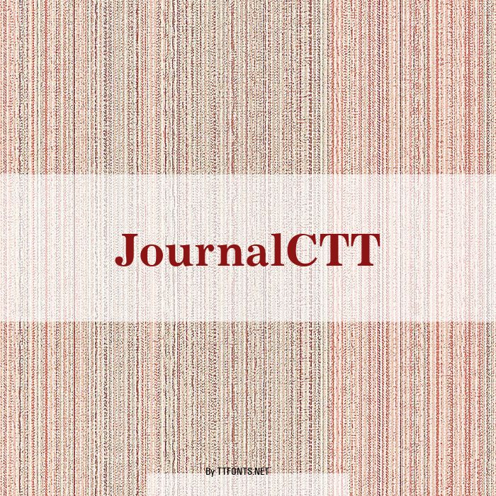JournalCTT example