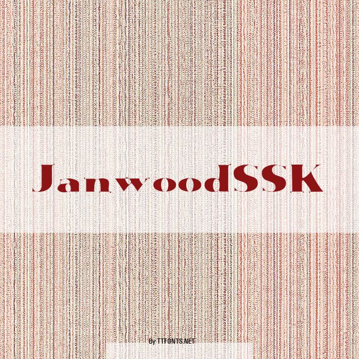 JanwoodSSK example