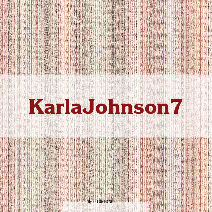 KarlaJohnson7 example