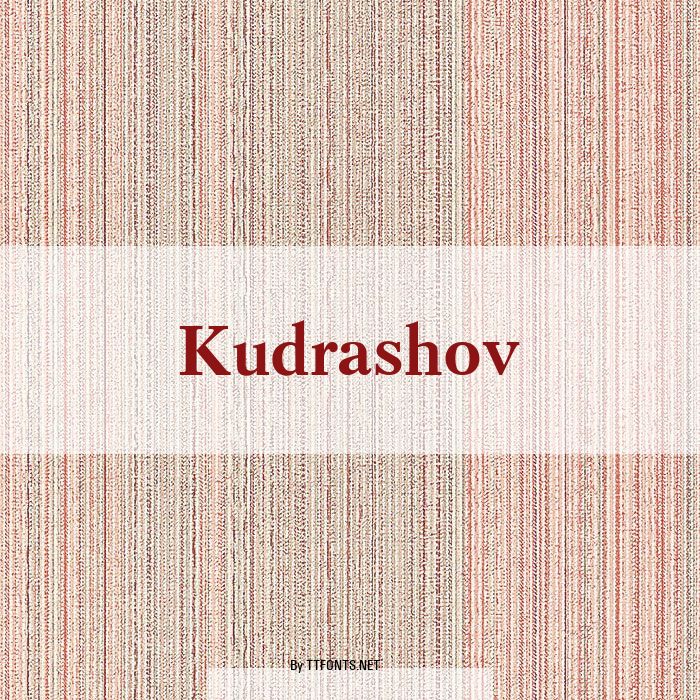 Kudrashov example