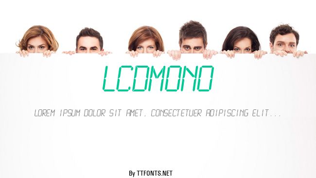 LCDMono example