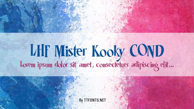 LHF Mister Kooky COND example
