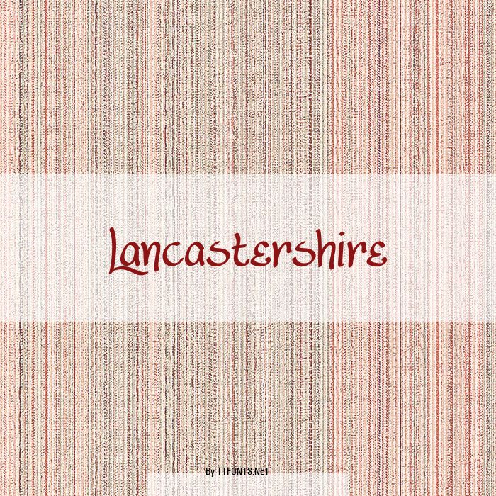 Lancastershire example