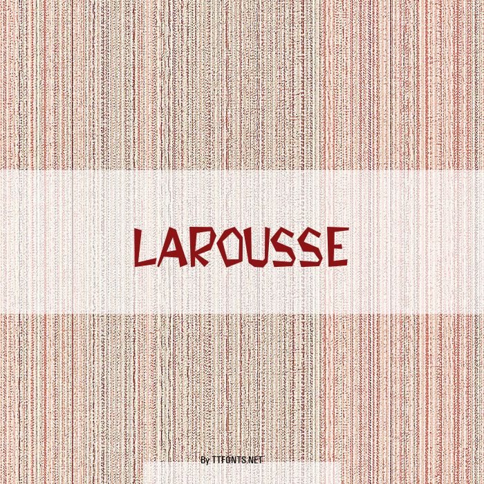 Larousse example