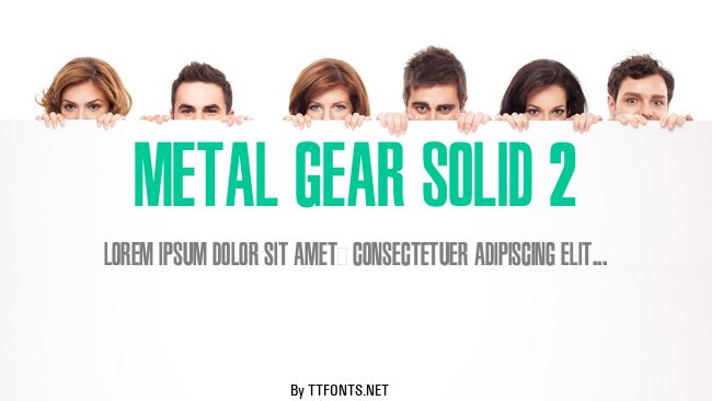 Metal Gear Solid 2 example