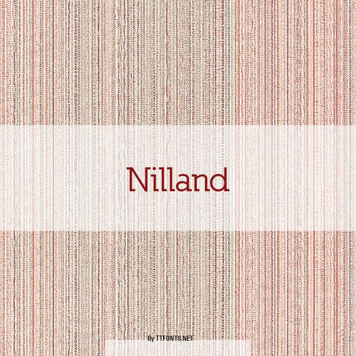 Nilland example