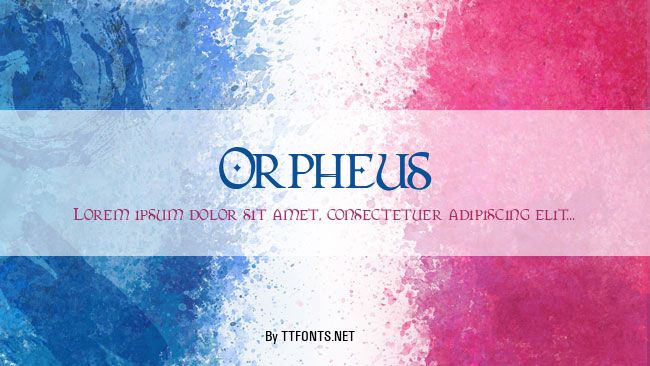 Orpheus example