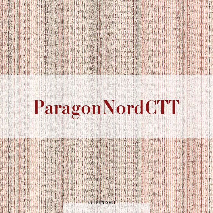 ParagonNordCTT example